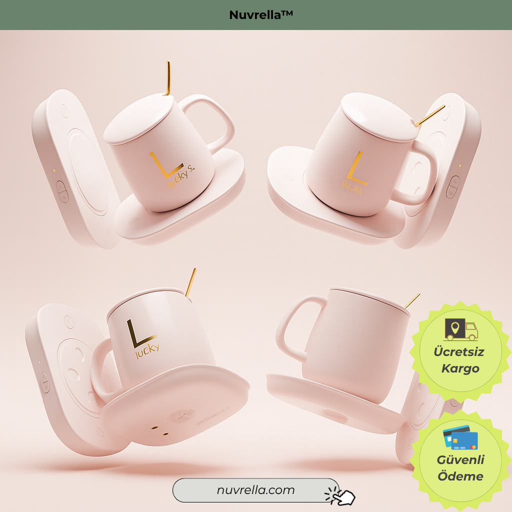 NuvLuck™ Lucky Bardak Altlığı Set